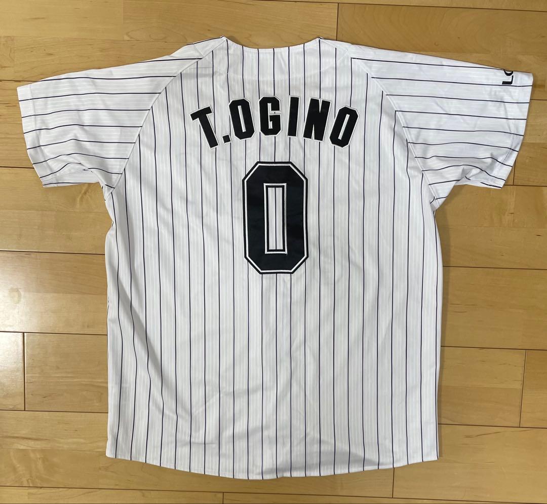 千葉ロッテマリーンズ　荻野貴司選手　ホームレプリカユニフォーム　L