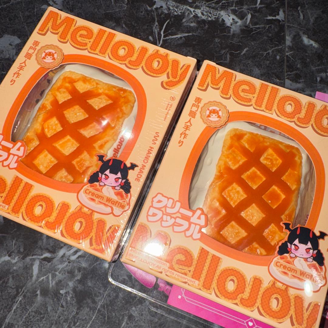 mellojoy メロジョイ　スクイーズ　ワッフル　四角　スクエア　セット