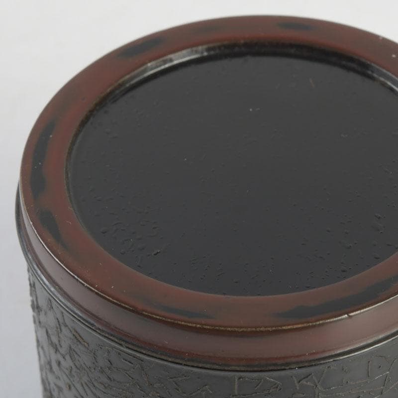 茶道具　田中健智作　金輪寺棗　茶器　共箱　V　9678