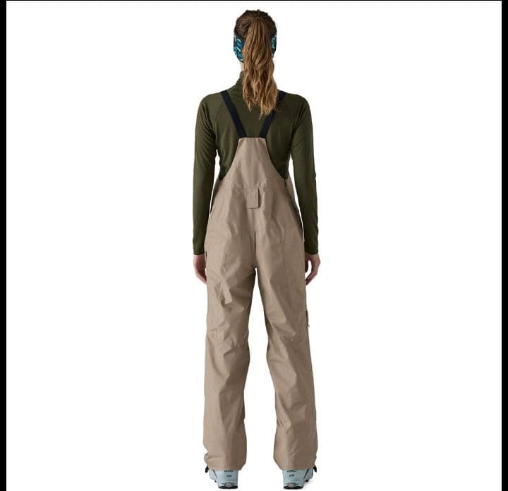 Patagoniaのレディースパウダータウン スキー スノーボード ビブパンツ