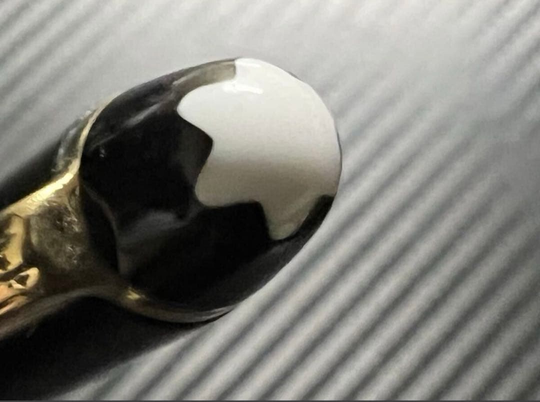 美品 モンブラン エボナイト芯 144 万年筆 EF ブラック 全金