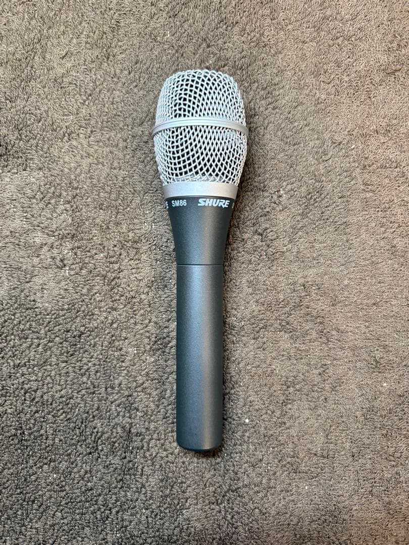 SHURE SM86コンデンサーマイク +PS-6 ポップフィルター(おまけ)
