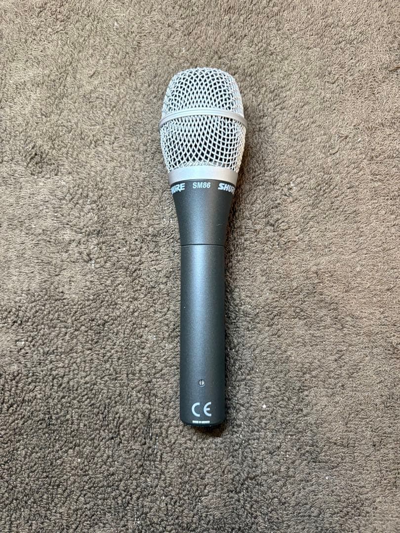 SHURE SM86コンデンサーマイク +PS-6 ポップフィルター(おまけ)