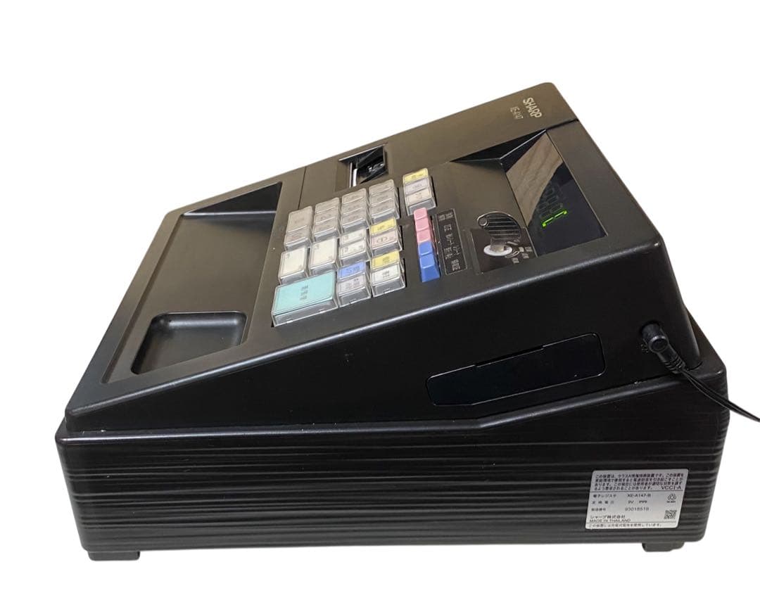 SHARP XEA147レジスタ ブラック 感熱ロール紙10本付 ￼値下げ！