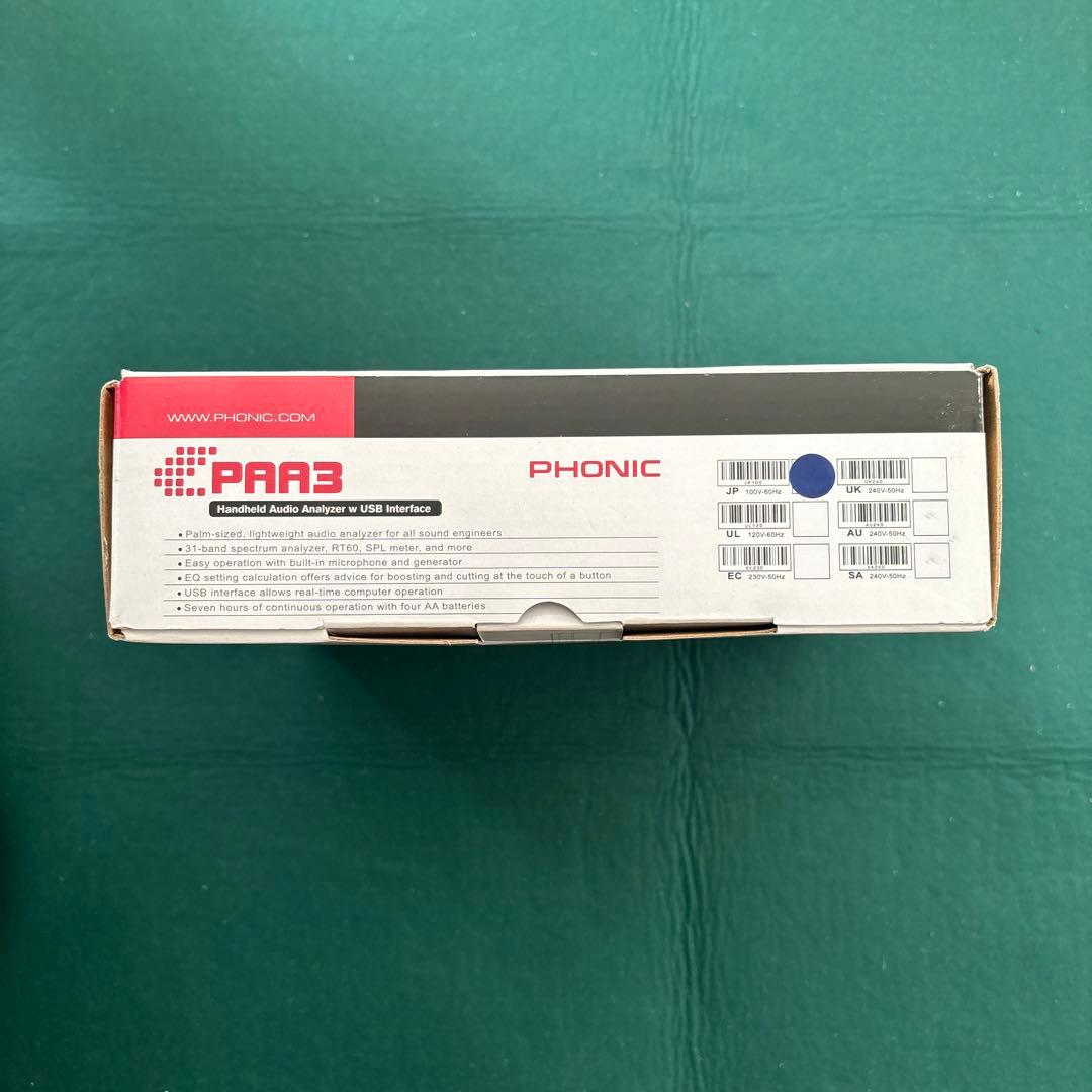 PHONIC PAA3 音響測定器