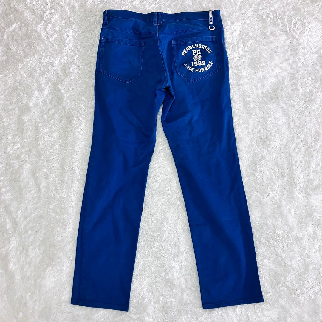 パーリーゲイツ ゴルフパンツ カラーデニム ストレッチ サイズ6