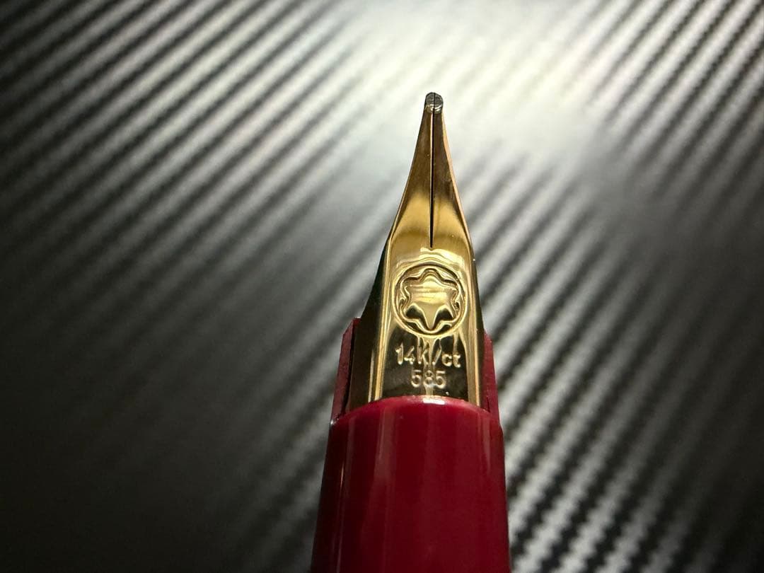 美品 モンブラン クラシック ボルドー M 中字 万年筆