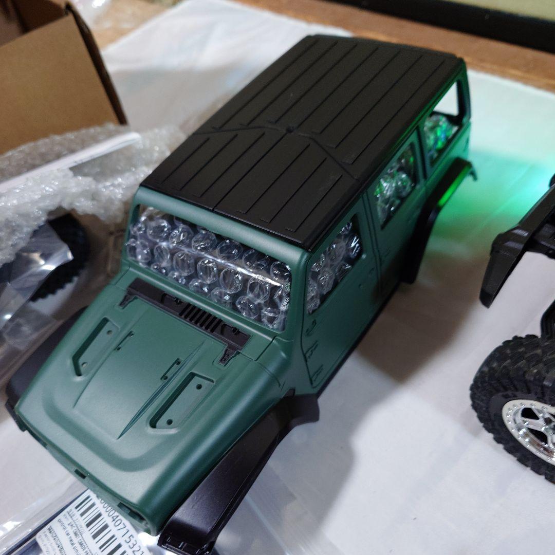 N*い様 JJRC C8801本体、トレーラーなどセット（オレンジ・緑）