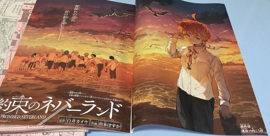 「約束のネバーランド」切り抜き88点セット(新連載1話、最終回の切り抜きあり)