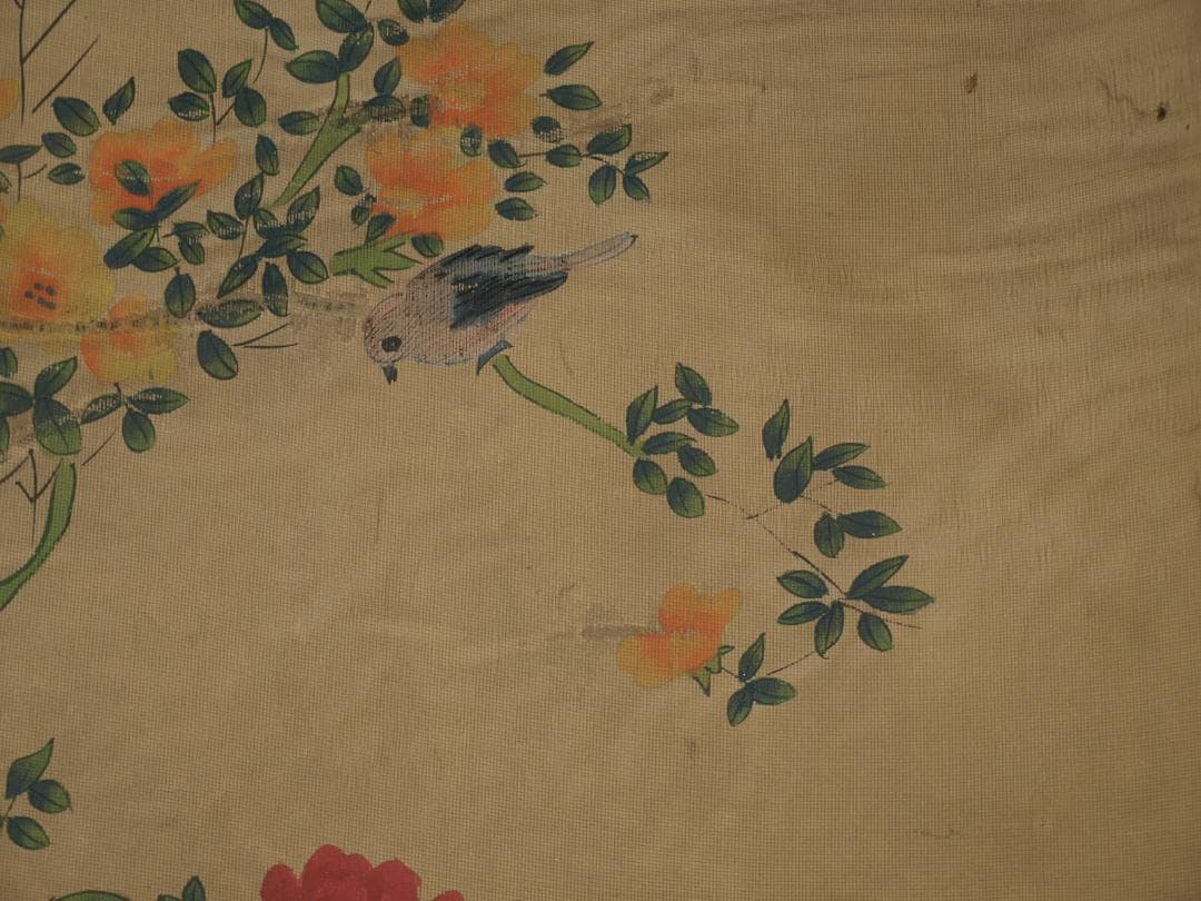 中国明時代の人物図　肉筆絵　激安骨董品 BD287A13-2