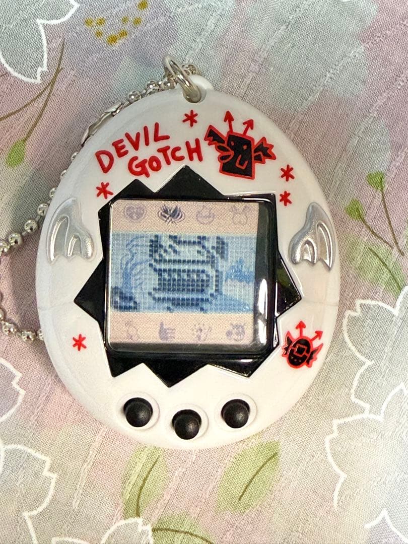 【動作確認済】デビルっちのたまごっち 白