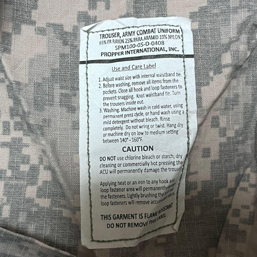 j99 米軍実物 ACU デジタルカモ カーゴパンツ XL ミリタリー 迷彩