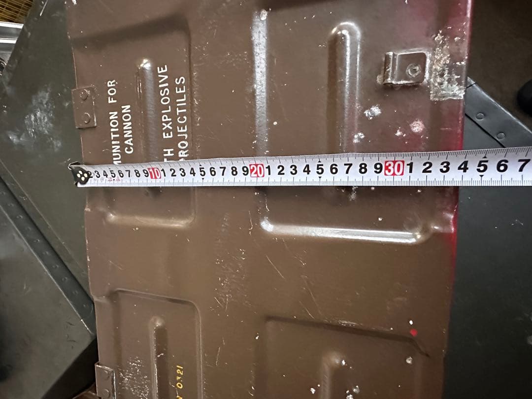 弾薬箱 爆発物用 仕切り付き　ミリタリーボックス　対戦　US 軍物　ヴンテージ