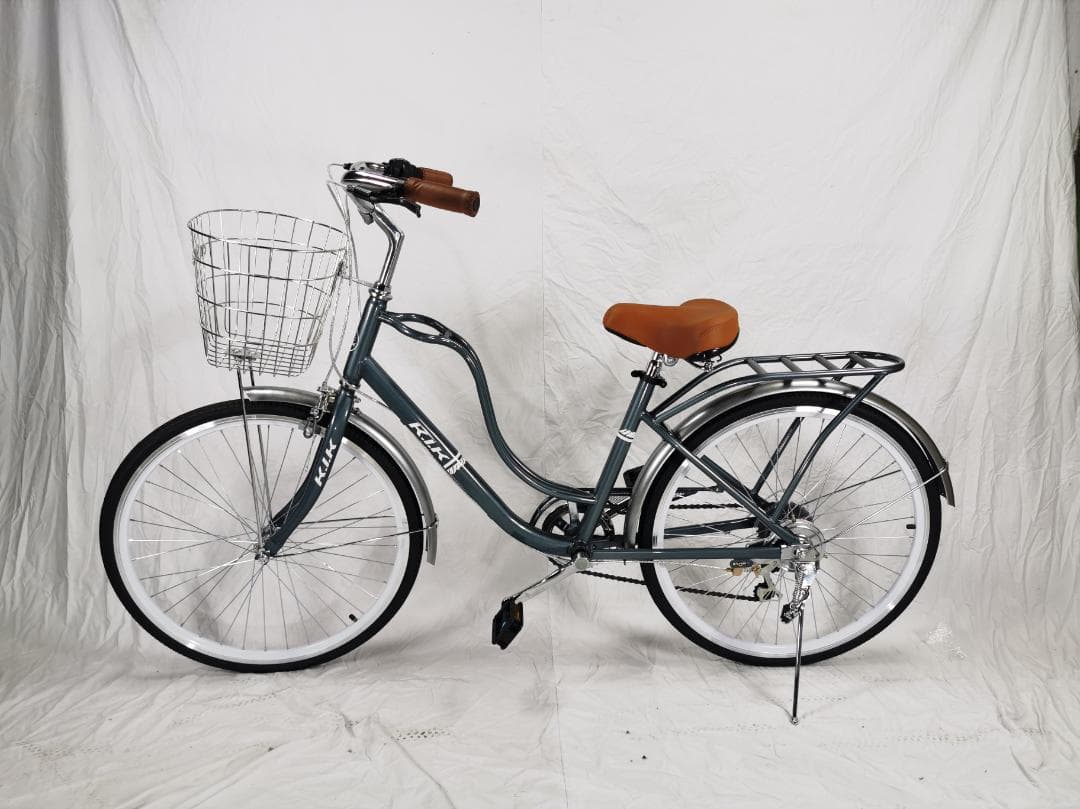 年末セール 超お得 新品KF24 自転車 シティサイクル シマノ製7段7