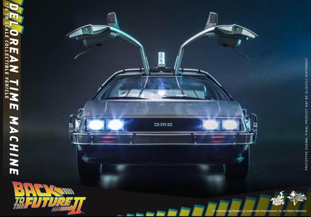 【新品】ホットトイズ バックトゥザフューチャー PART2 デロリアン 1/6