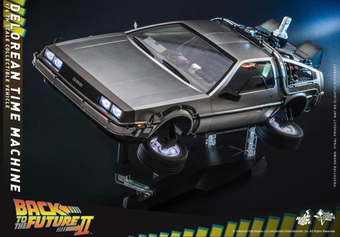 【新品】ホットトイズ バックトゥザフューチャー PART2 デロリアン 1/6