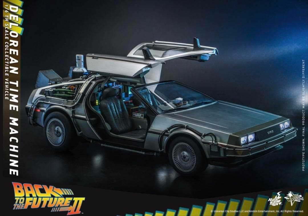 【新品】ホットトイズ バックトゥザフューチャー PART2 デロリアン 1/6