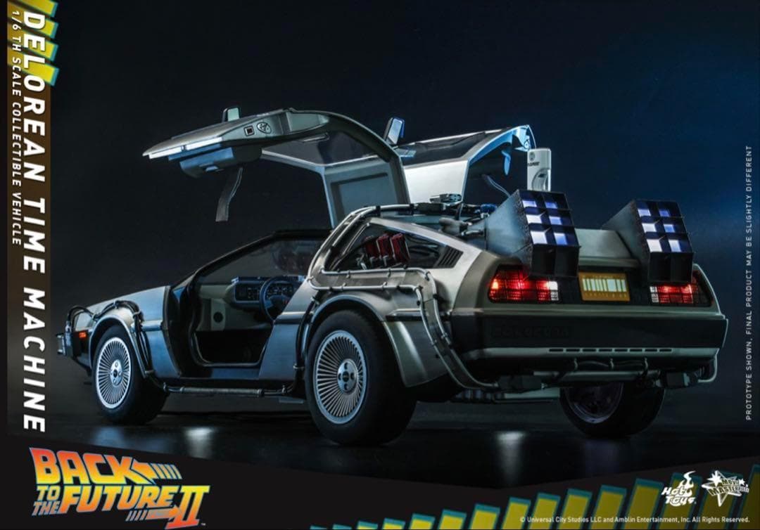 【新品】ホットトイズ バックトゥザフューチャー PART2 デロリアン 1/6