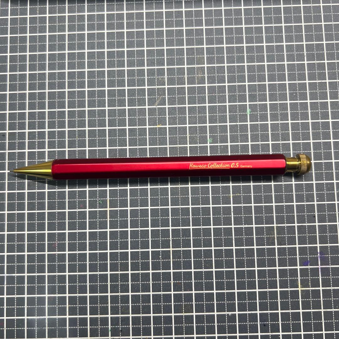 【値下げ可】KAWECO COLLECTION 0.5 赤 シャープペンシル