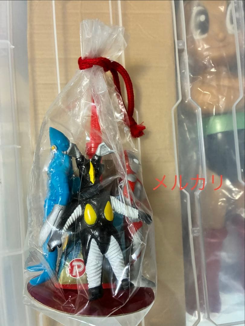 ウルトラマン タワーセット　ソフビ ポピー　丸越　バルタン星人　ゼットン