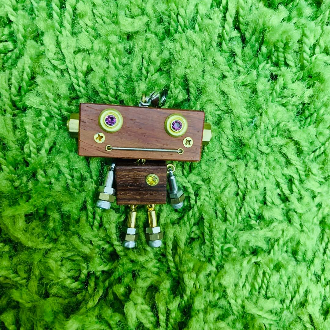 MASSANOVA ART　マサノヴァアート　ロボット　キーホルダー　木製