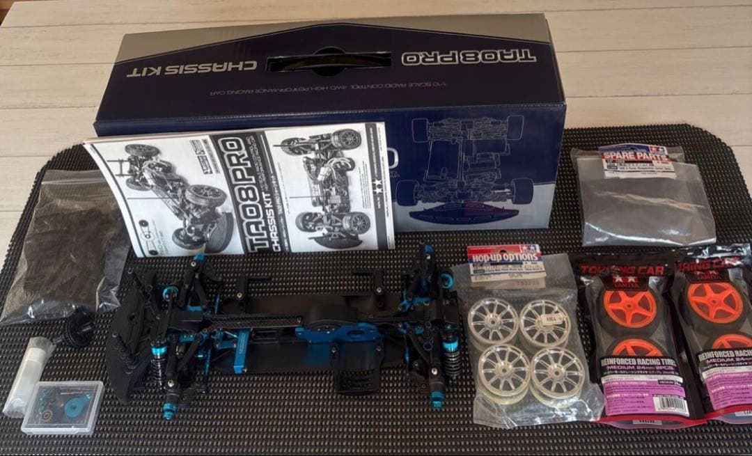TAMIYA タミヤ　TA08 スペアパーツ　オプションパーツ沢山　ボールデフ付