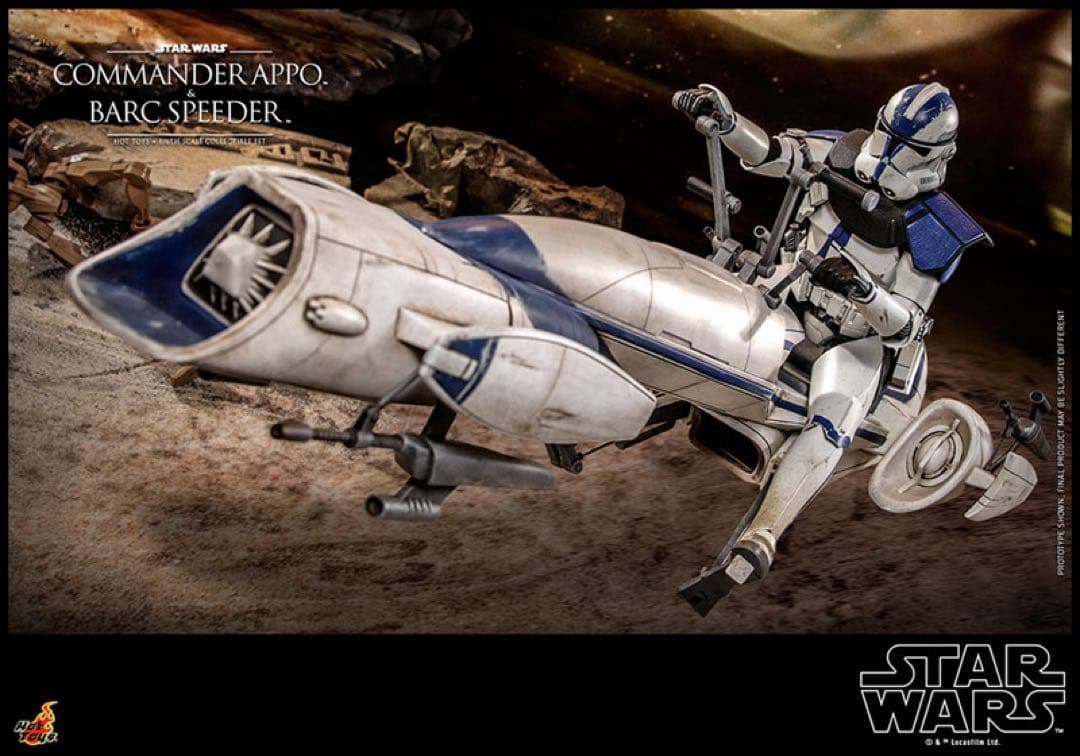 [新品] ホットトイズ コマンダー・アポー＆ＢＡＲＣスピーダー スターウォーズ