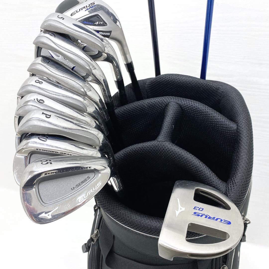 【豪華‼】 MIZUNO ミズノ ゴルフクラブ 初心者 セット 12本 R SR