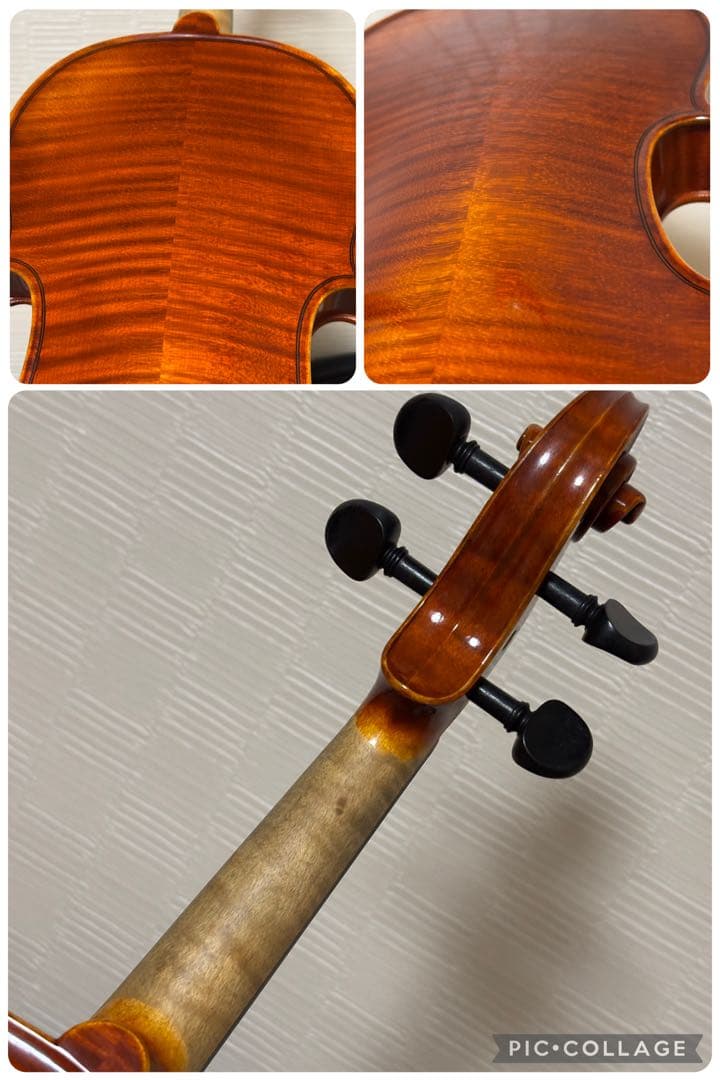 【美品】スズキ　バイオリン　No.520 4/4 2006年　虎杢