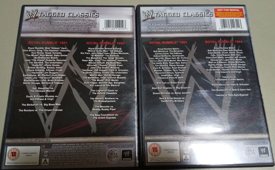 WWE WWFロイヤルランブル1991～1994　TAGGED CLASSICS