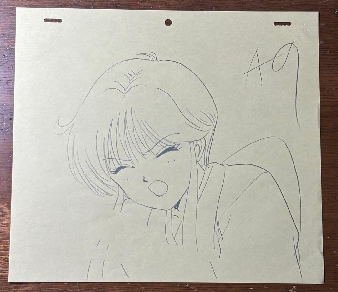 ぬーべー　ゆきめ　セル画　アニメ　直筆レイアウト