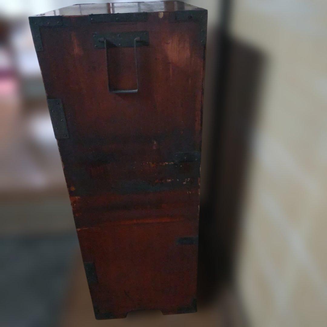 昭和レトロ　書棚　縦33cm横38.5cm高さ91cm