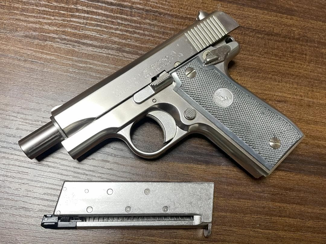 タナカワークス ポケットコルト .380 ガバメント ステンレスモデル ガスガン
