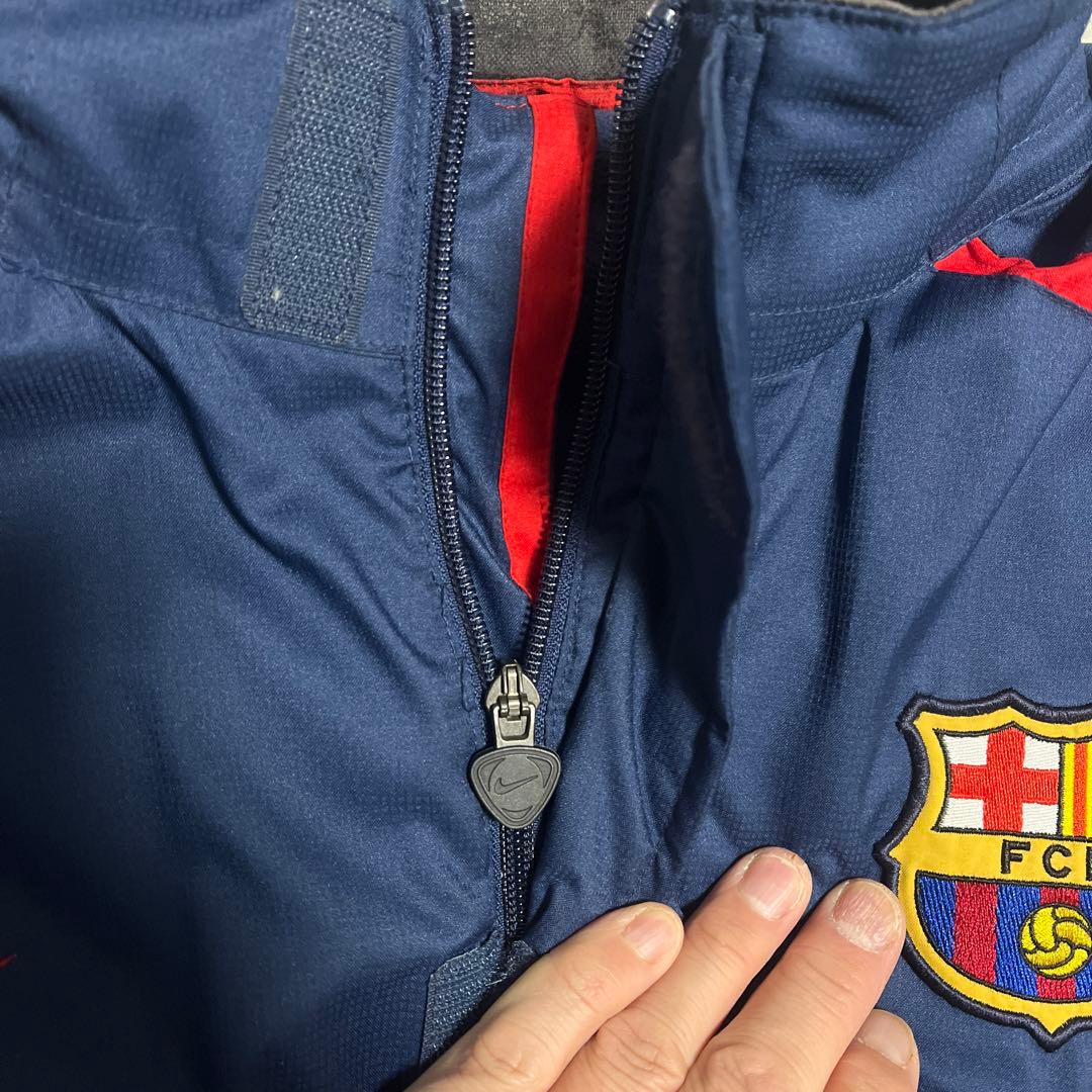 Nike ナイキ　FC バルセロナ　ハーフベンチコート　USサイズXL 超希少品