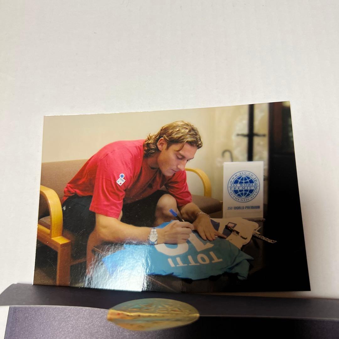 ※値下不可　フランチェスコ・トッティ　イタリア代表　サイン入りユニ　日韓W杯