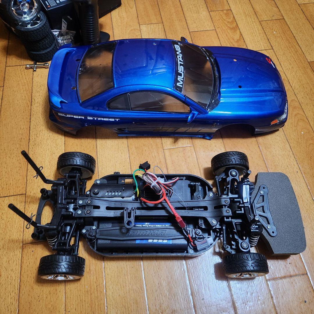 タミヤ ドリフト ラジコン フルセット　TT01　マスタング　ボディ　　tt02