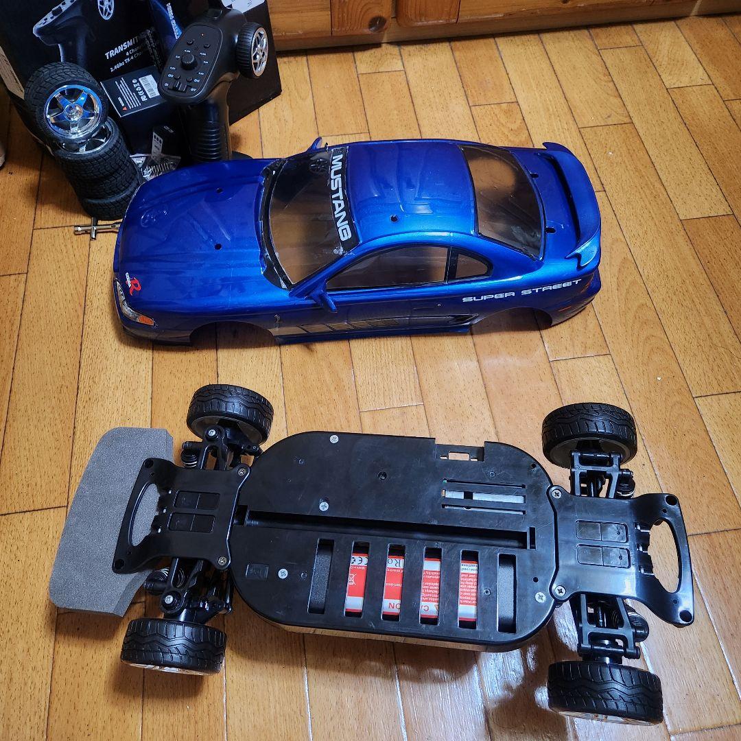 タミヤ ドリフト ラジコン フルセット　TT01　マスタング　ボディ　　tt02