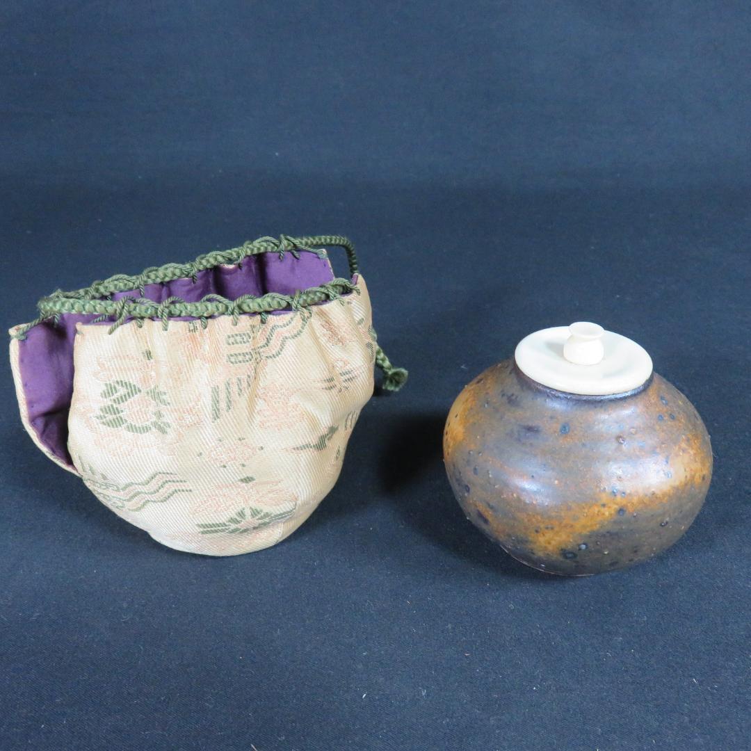 茶入れ 棗 ナツメ 中伊豆窯 山口廣海 茶道具 茶器 茶の湯