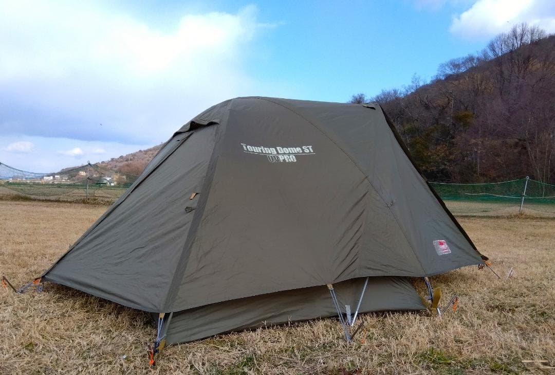 限定オリーブ☆庇ポール付☆コールマン☆ツーリングドームSTテント☆Coleman
