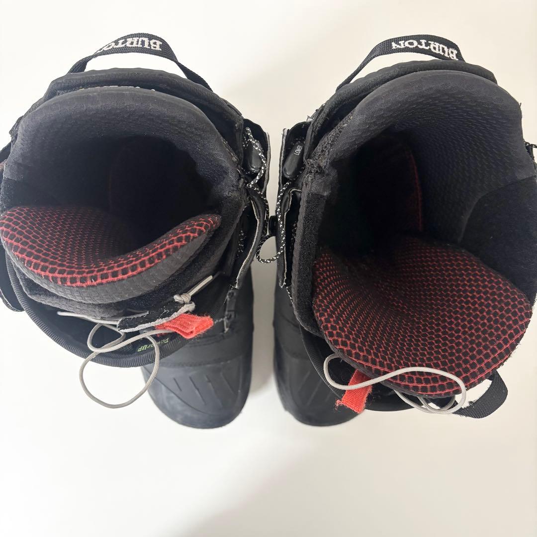 BURTON ION スノーボードブーツ ブラック/レッド 27.5cm