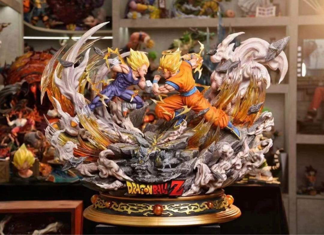 孫悟空VSベジータ　ドラゴンボール　フィギュア　ガレージキット