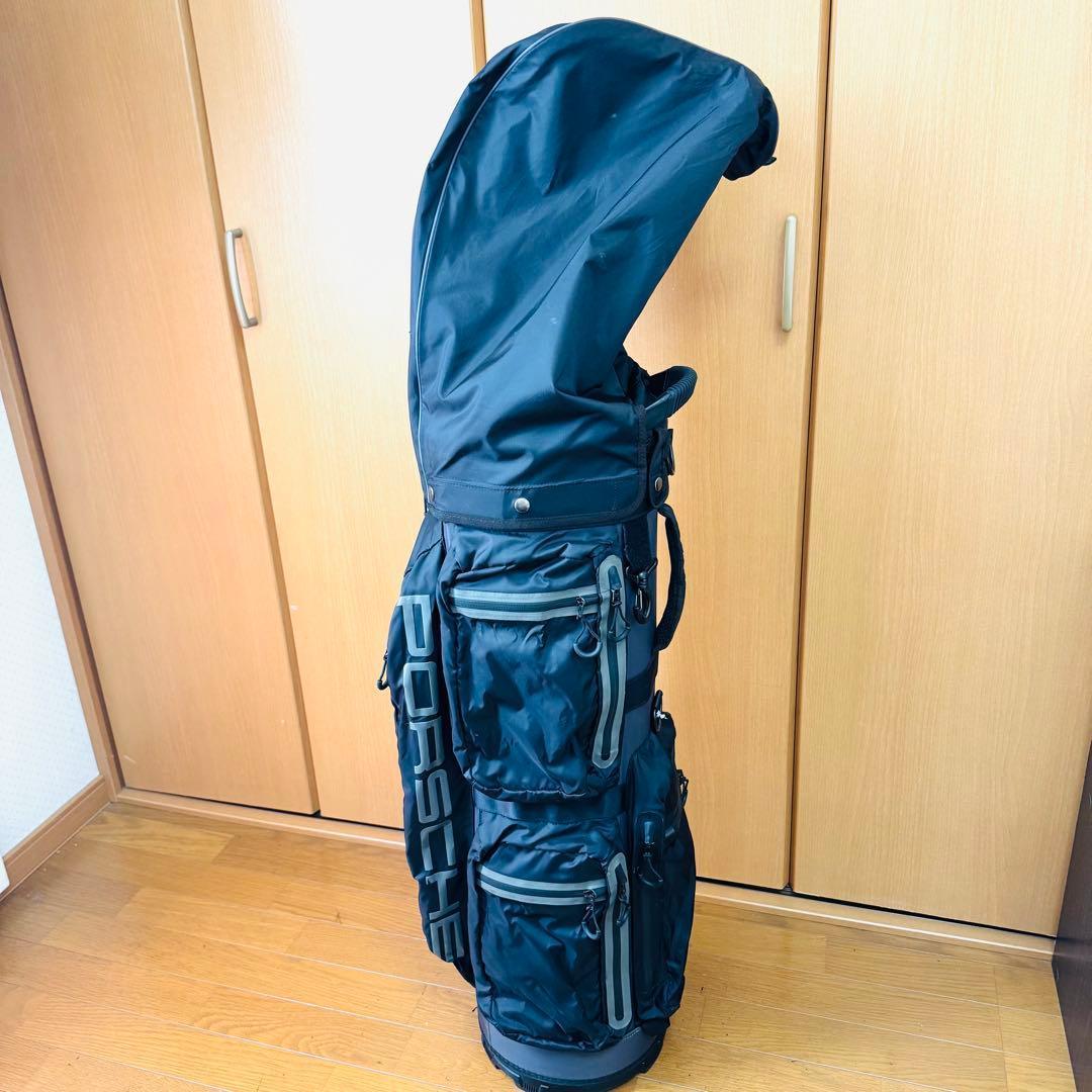 【希少】ポルシェ　PORSCHE 軽量　撥水　キャディバッグ　メンズ　ブラック