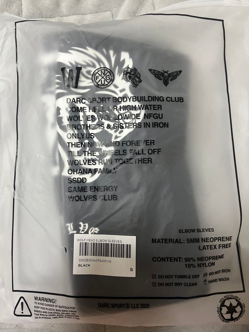 ウエイトトレーニング DARC SPORT Wolf Head Elbow Sleeves