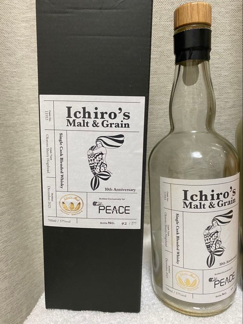 秩父，宫城峡15年，空瓶
