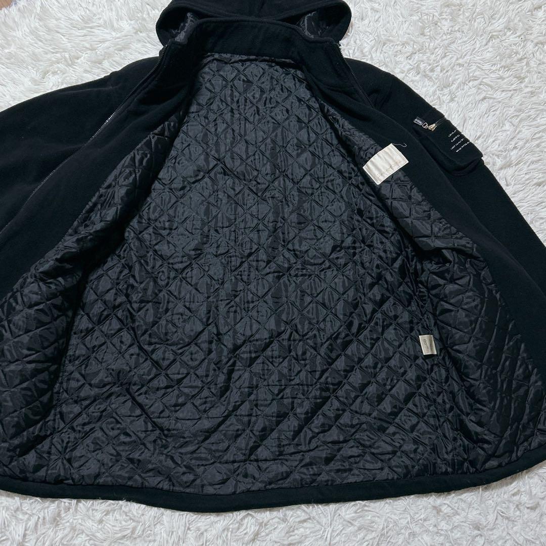 【2229】✨美品✨ フリースジャケット　ゴルフモチーフ　ロング　ポケット多数