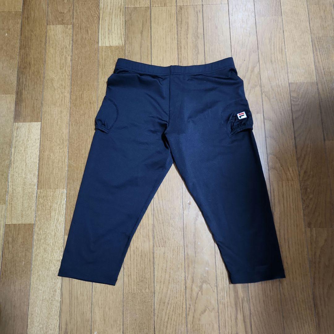 FILA テニスウェア 紫 Lサイズ上下　インナーつき