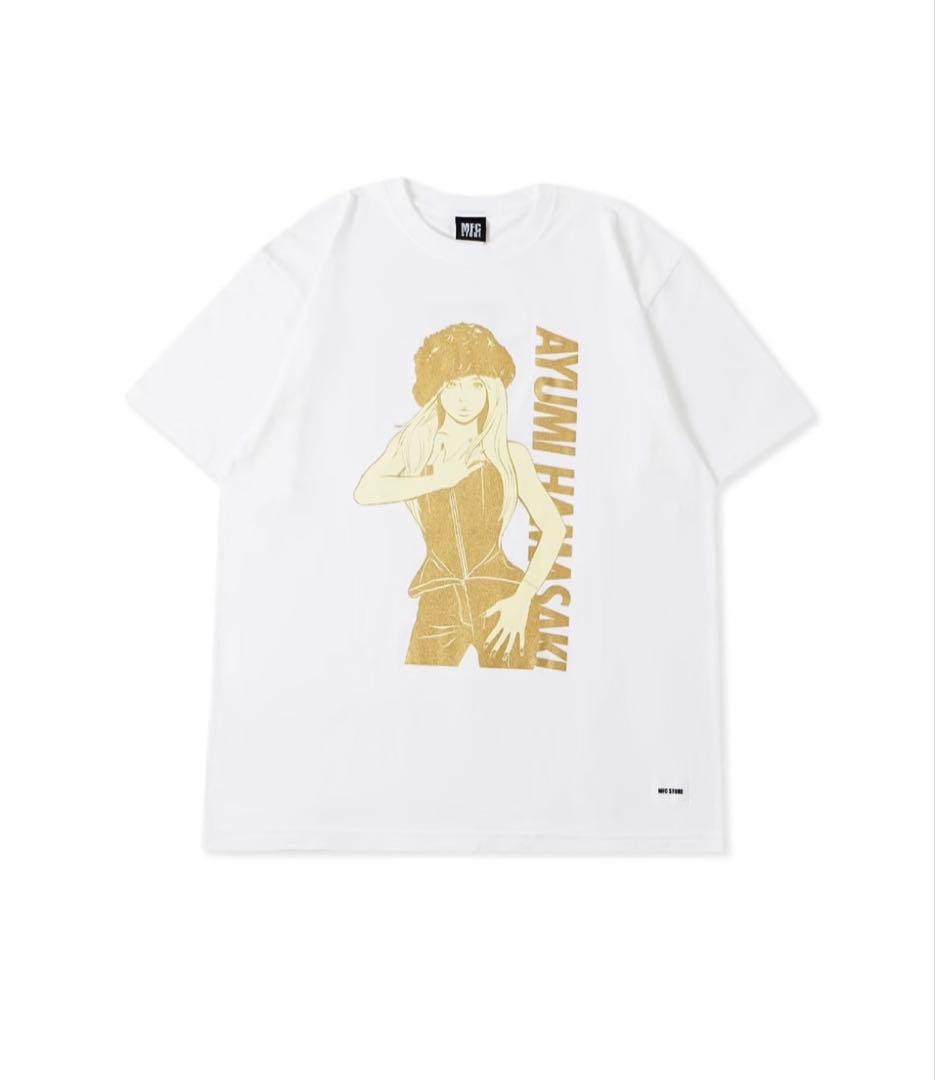 【新品未使用】浜崎あゆみMFCコラボTシャツ北京限定（黒白）ペンライト付き