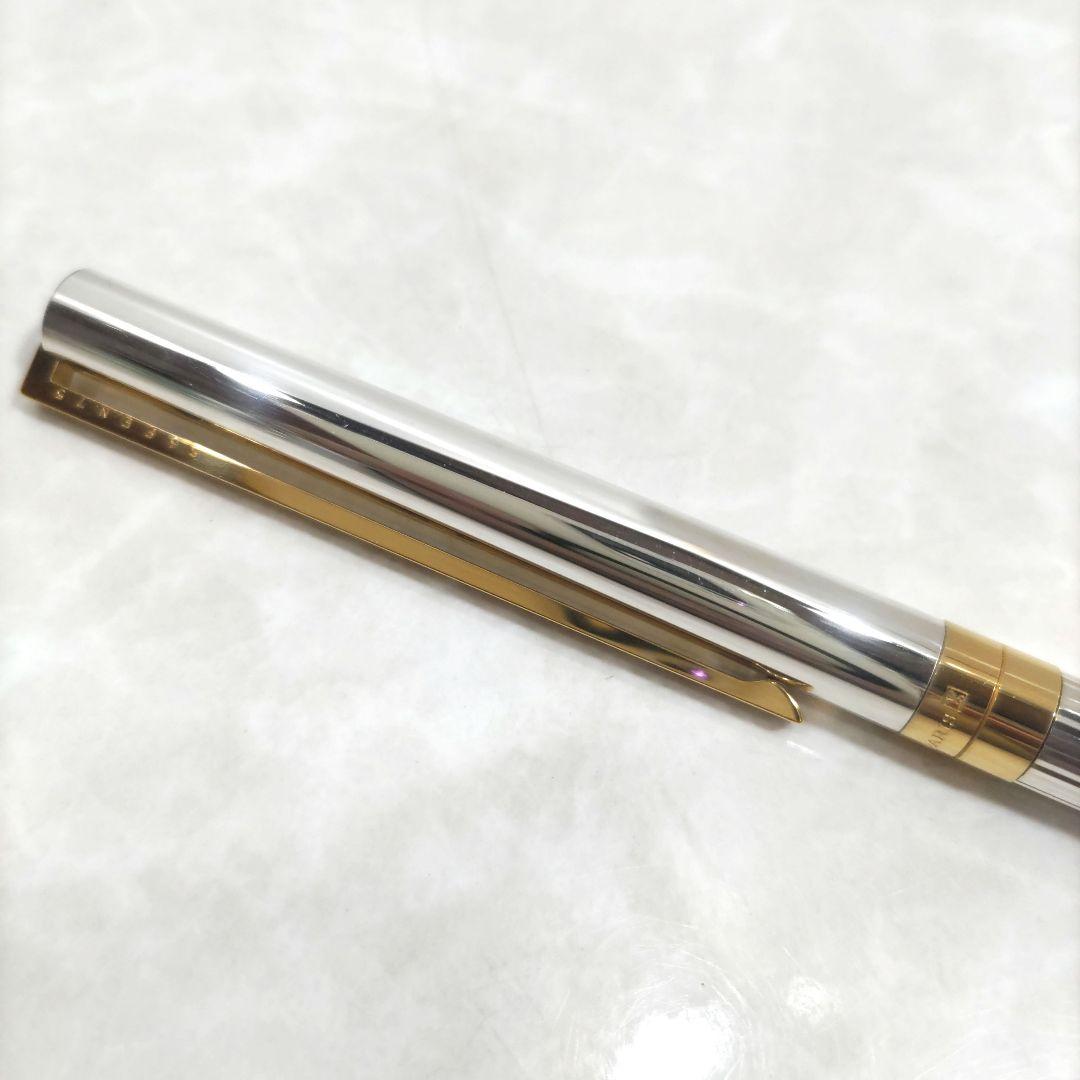 S.T.Dupont デュポン クラシック ボールペン シルバー×ゴールド