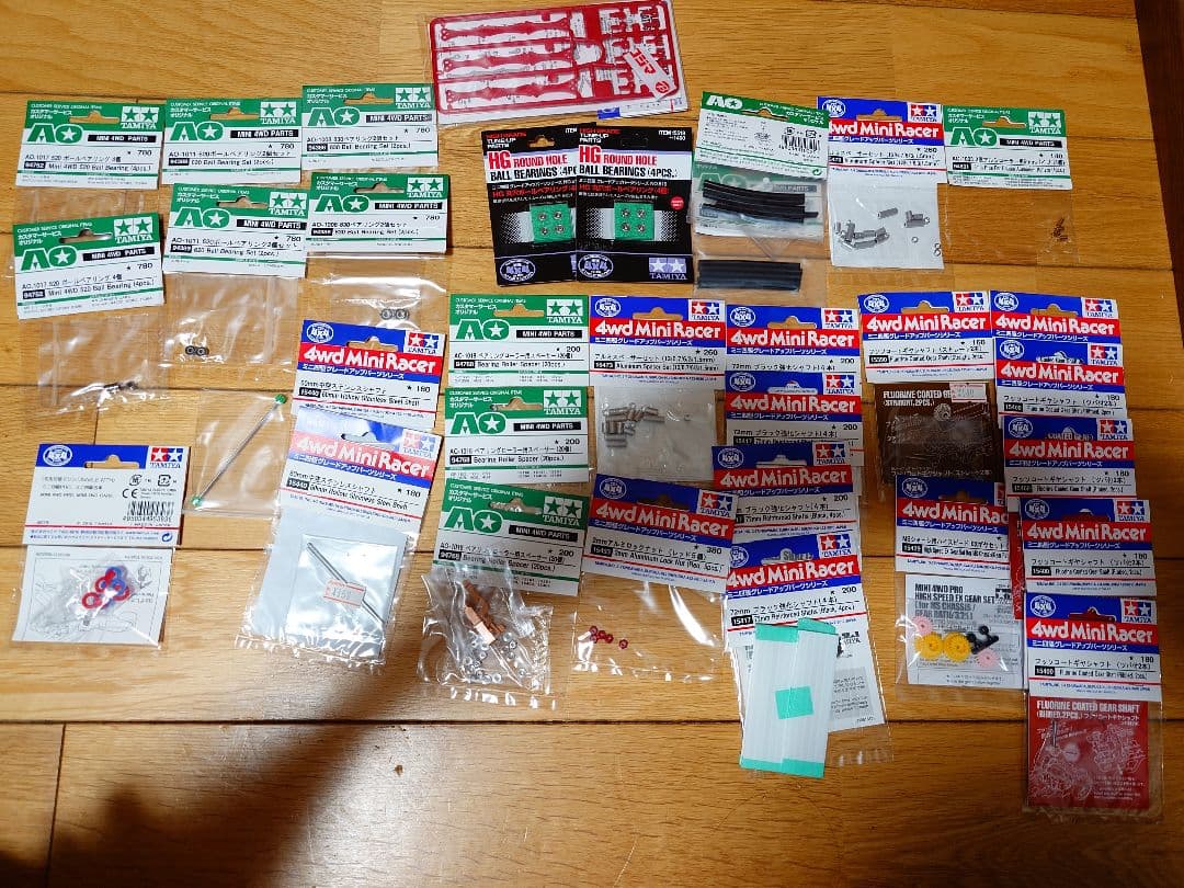 ミニ四駆 予備パーツセット100点以上