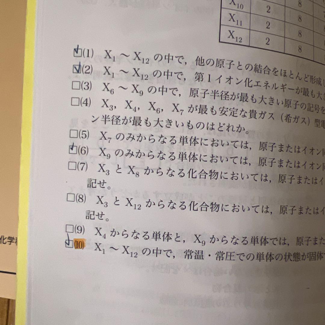 鉄緑会 高３ 化学 テキスト 問題集 まとめ冊子